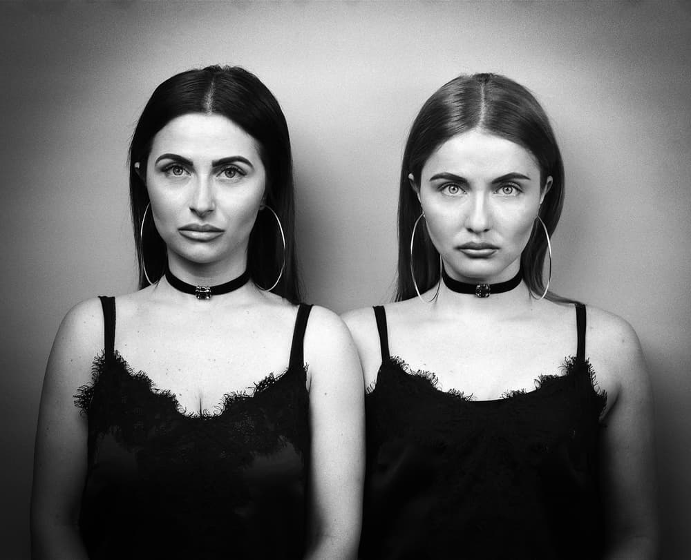 Two Melancholy Women by Kalynsky — canvas wall art