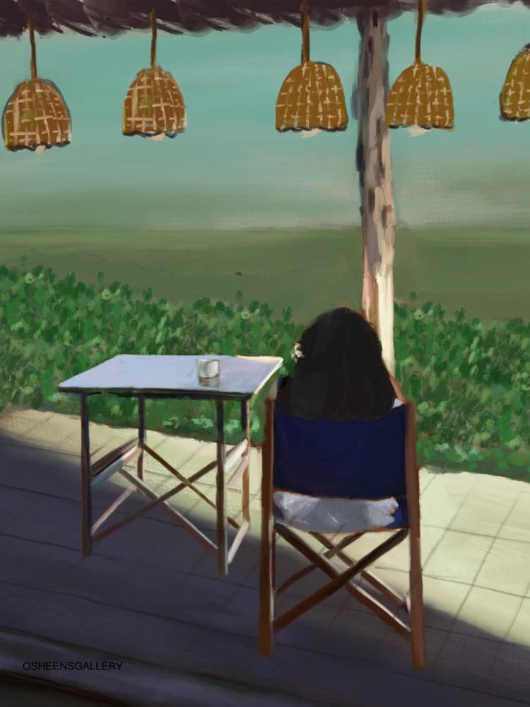 Peaceful Outdoor View by Osheensgallery — canvas wall art