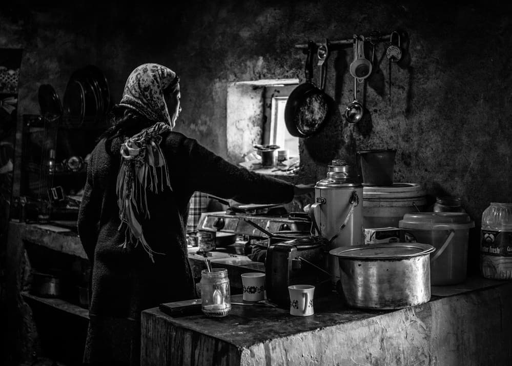Rustic Kitchen Life by Marco Tagliarino — canvas wall art