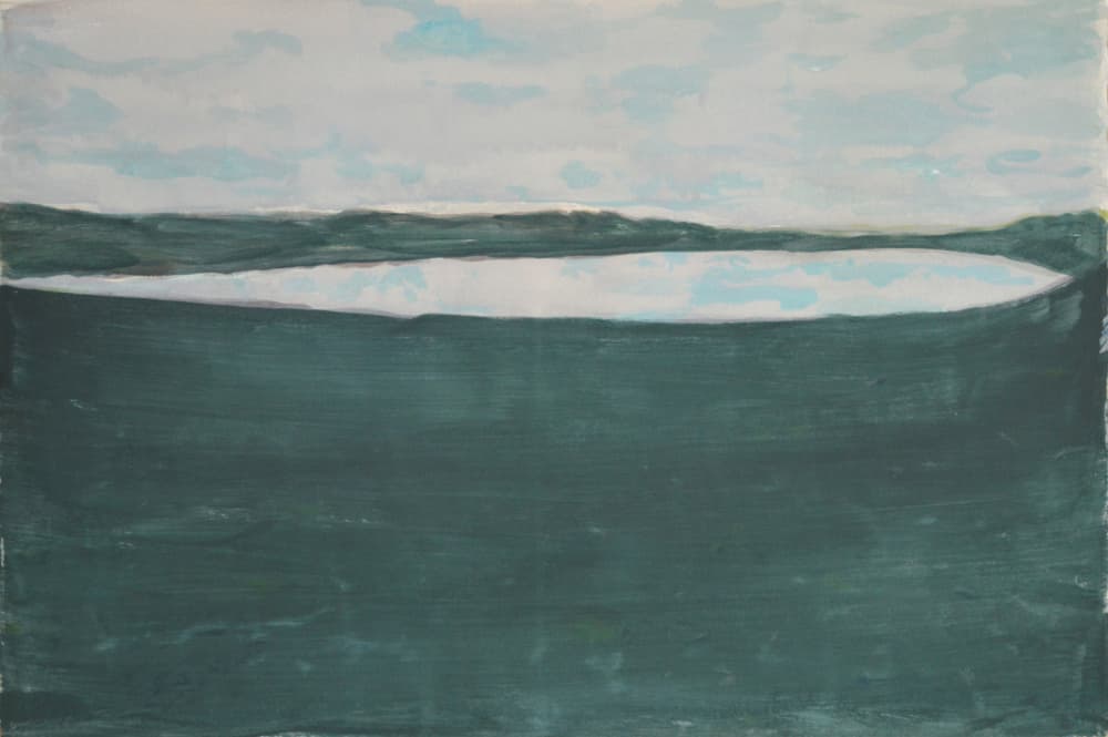 Serene Horizon Landscape by Karin Bos — canvas wall art