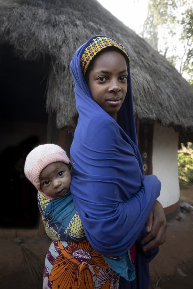 African Mother and Child by Elena Molina — canvas wall art