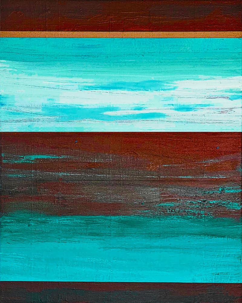 Abstract Horizon Bands by Vanessa Ryan — canvas wall art