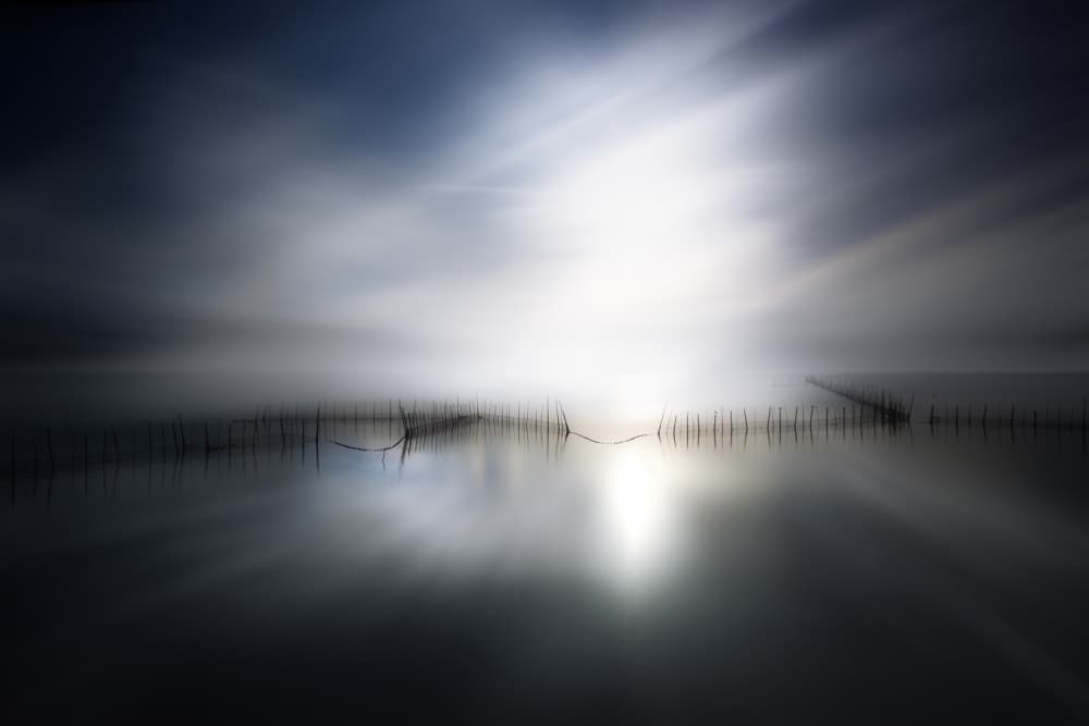 Radiant Water Poles by Juan Luis Duran — canvas wall art