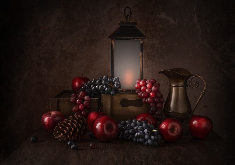Rustic Harvest Still Life by Margareth Perfoncio — canvas wall art