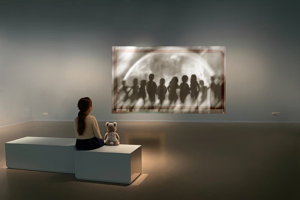 Childhood Shadows Art by Yvette Depaepe — canvas wall art