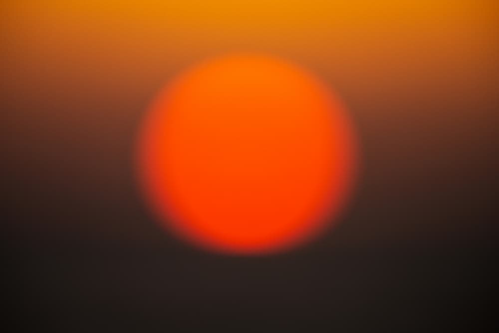Golden Hour Sun Blur by Tal Paz-Fridman — canvas wall art