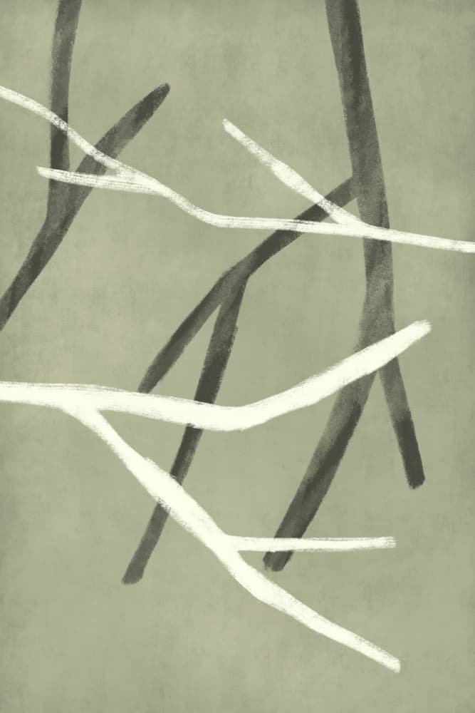 Muted Winter Branches by Simona Gocan — canvas wall art