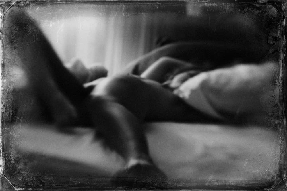 Sensual Soft Focus Moment by Bogdan Bouşcă — canvas wall art