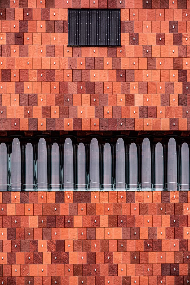Modern Facade Pattern by Linda Wride — canvas wall art