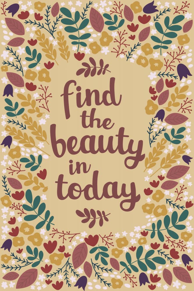 Find Beauty Today by EMELIEmaria — canvas wall art