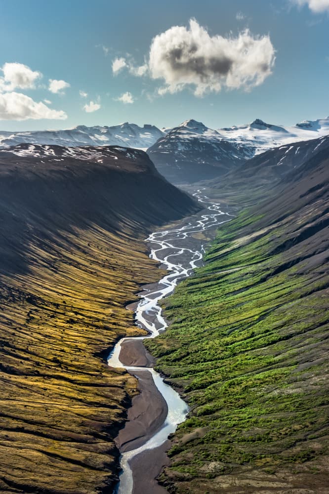 Winding River Valley by Jacek Swiercz — canvas wall art