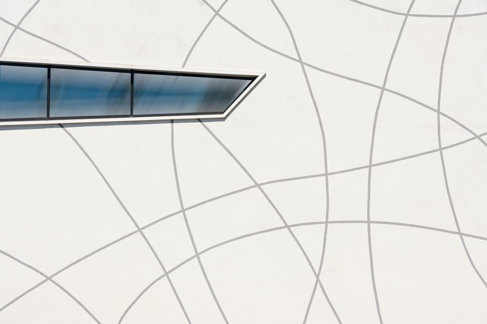 Modern Architectural Curves by Greetje van Son — canvas wall art