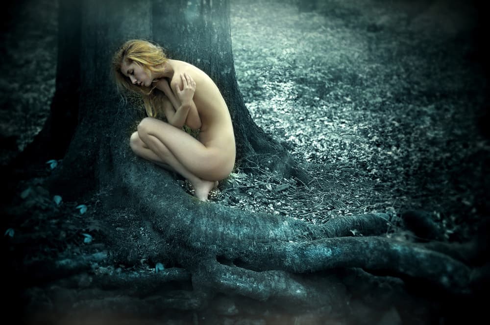 Ethereal Forest Woman by Adela Lia Rusu — canvas wall art