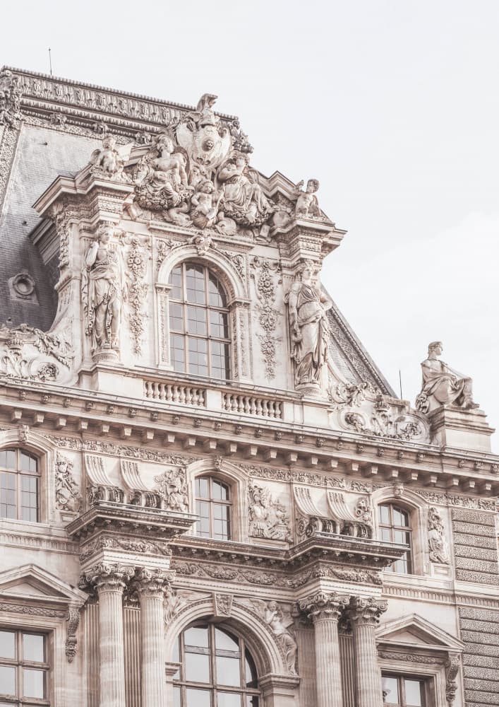 Ornate Classical Facade by Talitha McQueen — canvas wall art