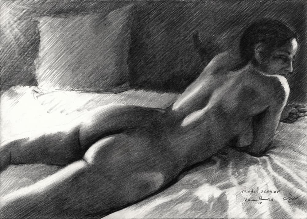 Model Session - 13-04-22 by Corné Akkers — canvas wall art