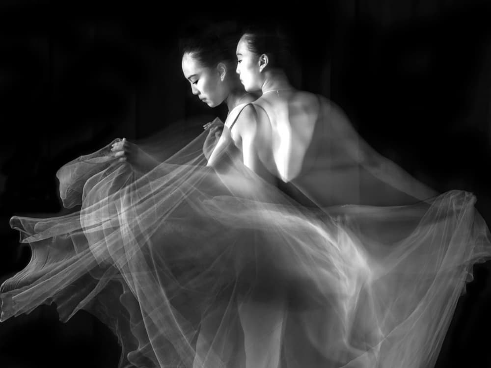 Ethereal Dance Movement by Katarina Holmström — canvas wall art