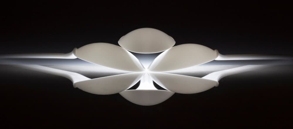 Abstract Light Forms by Wieteke de Kogel — canvas wall art