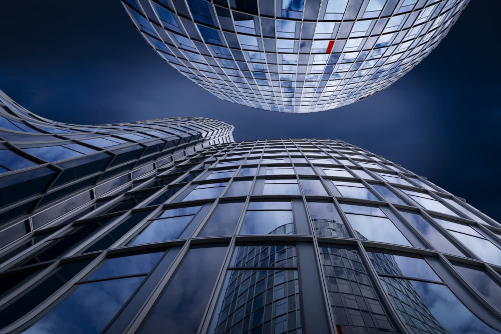 Sleek Urban Reflections by Greetje van Son — canvas wall art