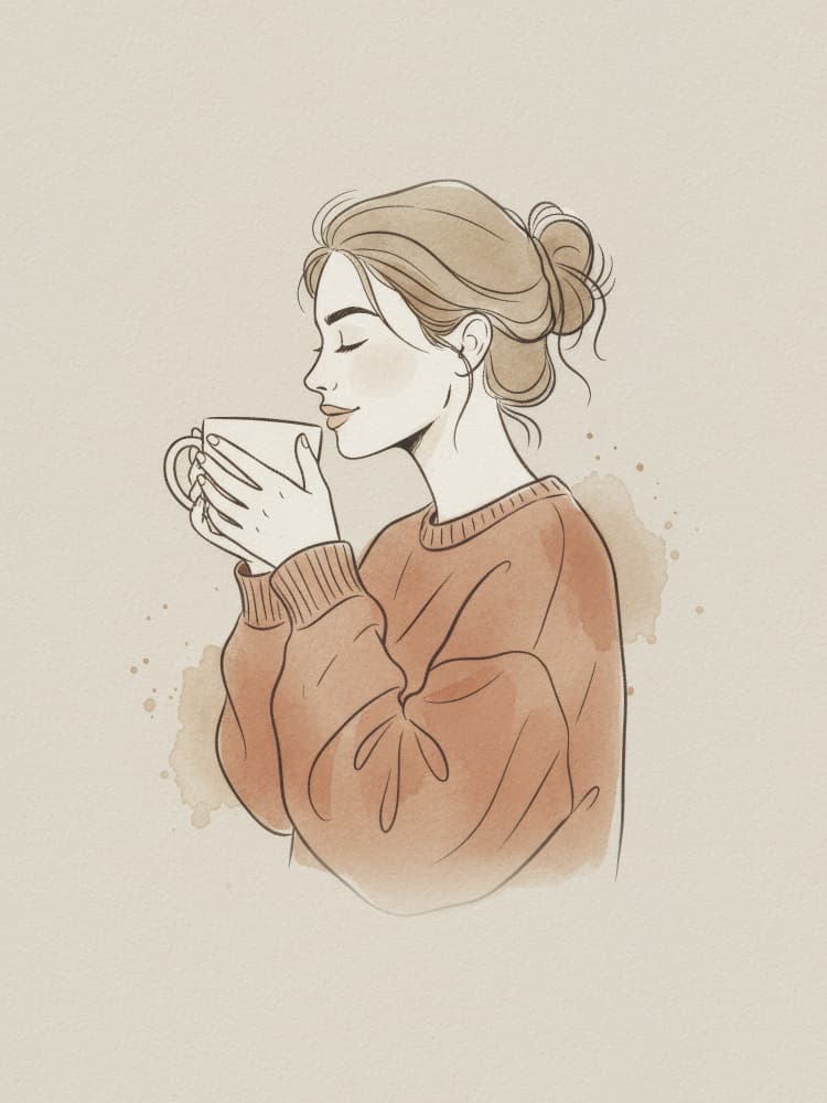Cozy Coffee Moment by Andreas Magnusson — canvas wall art