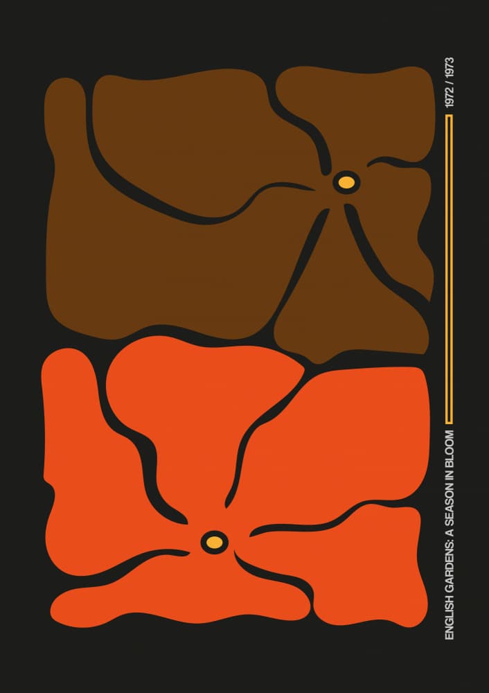 Abstract Floral Blooms by Frances Collett — canvas wall art
