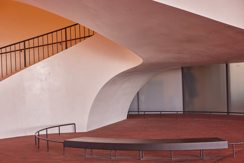 Modern Architectural Curves by Wiolett — canvas wall art