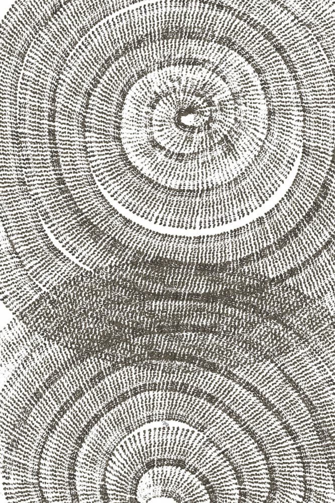 Echoing Abstract Circles by Martina — canvas wall art