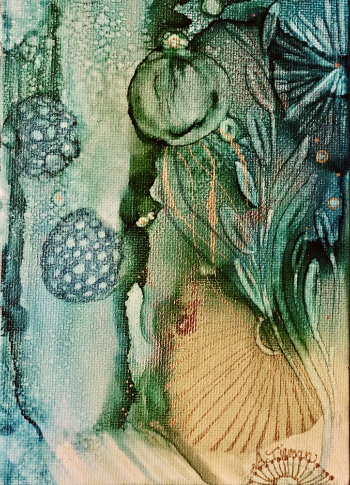 Deep Sea Garden by Amy Tieman — canvas wall art