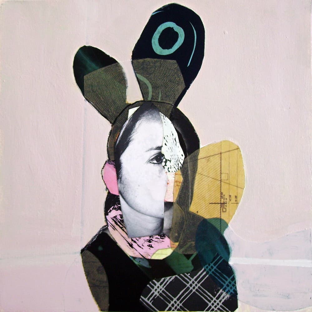 Modern Bunny Girl by Pascal Marlin — canvas wall art