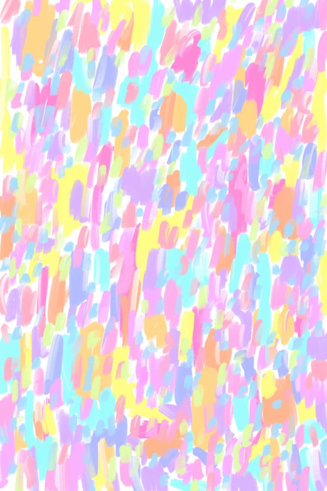 Vibrant Pastel Strokes by Treechild — canvas wall art