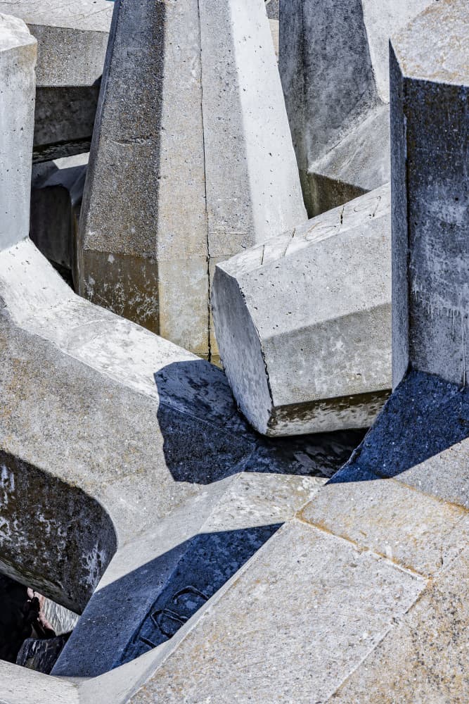 Concrete Geometry by Shot by Clint — canvas wall art