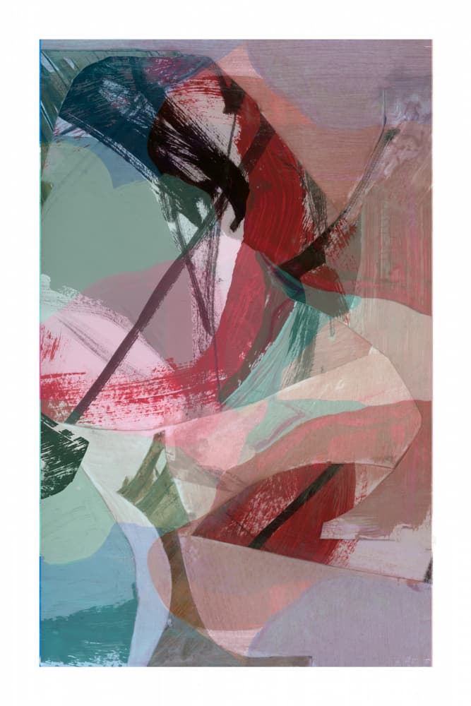 Vibrant Abstract Layers by cartissi — canvas wall art