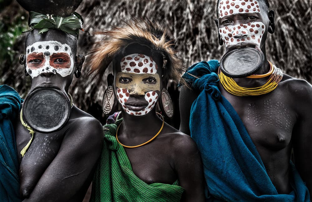 African Tribal Women by Joxe Inazio Kuesta Garmendia — canvas wall art