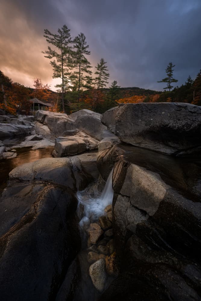 Dramatic Autumn River by Larry Deng APA — canvas wall art