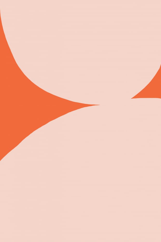 Modern Orange Abstract by Treechild — canvas wall art