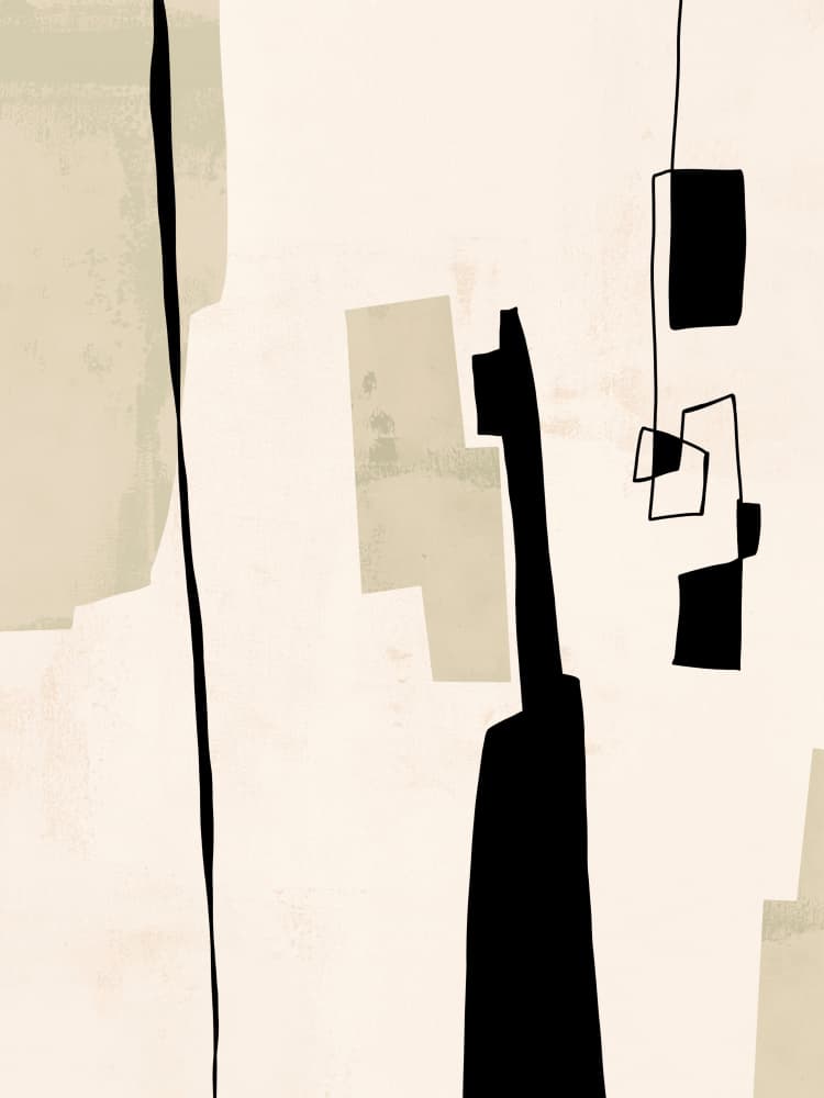 Flowing Abstract Forms by Nikita Jariwala — canvas wall art