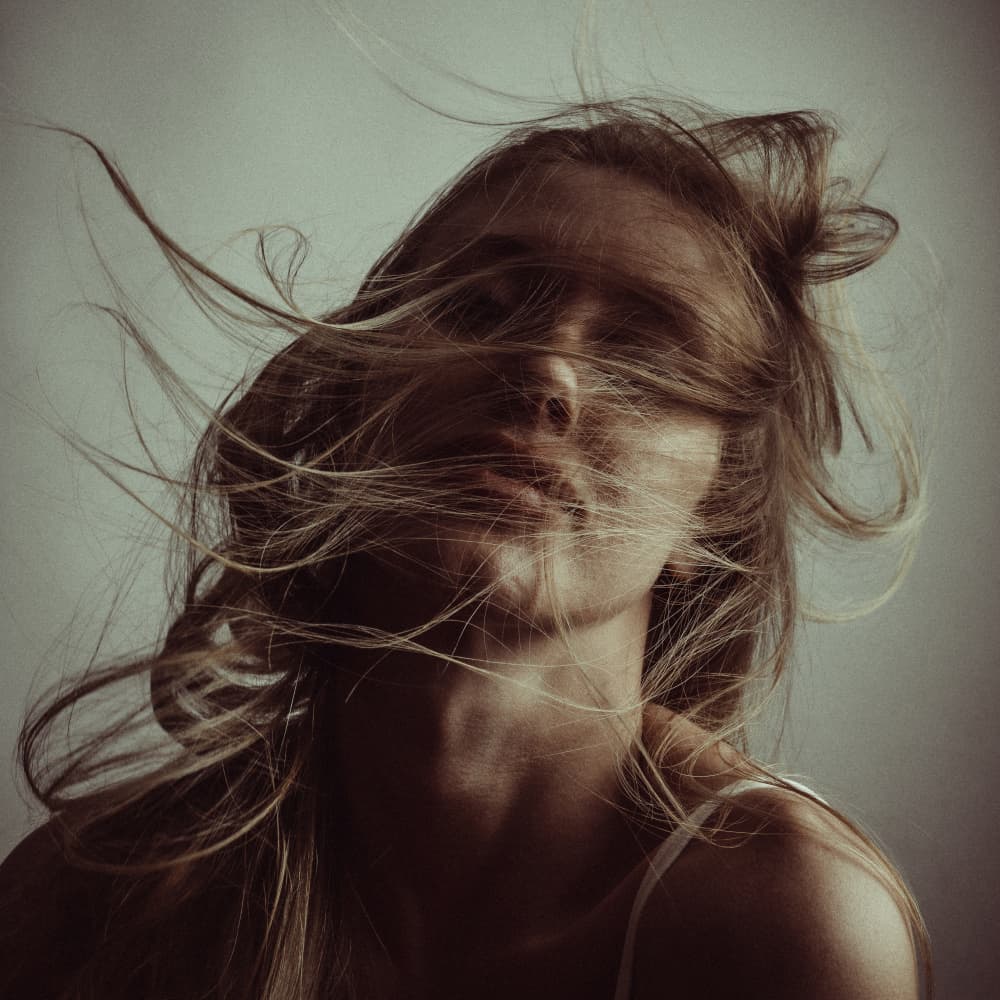 Ethereal Windblown Hair by Rostovskiy Anton — canvas wall art