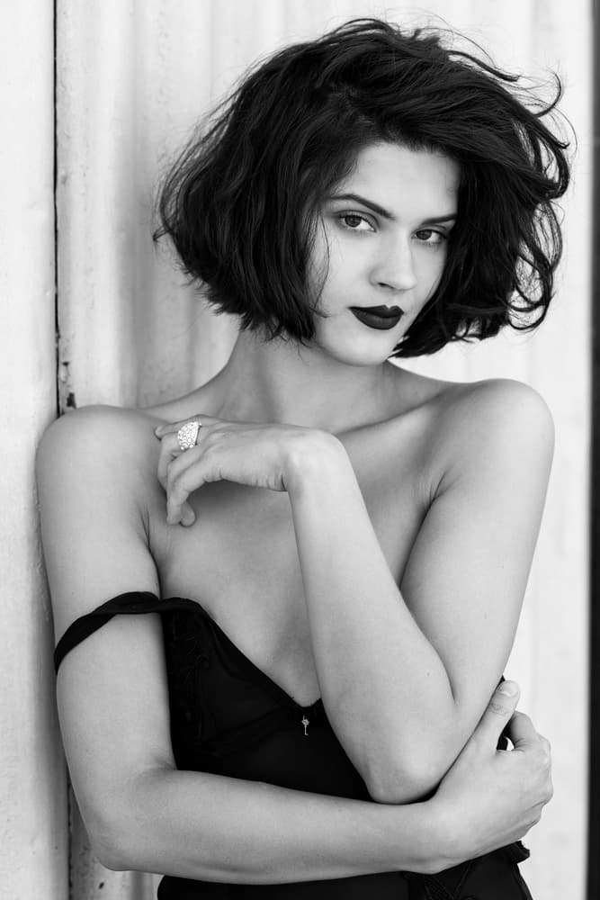 Seductive Bob Portrait by Jan Blasko — canvas wall art