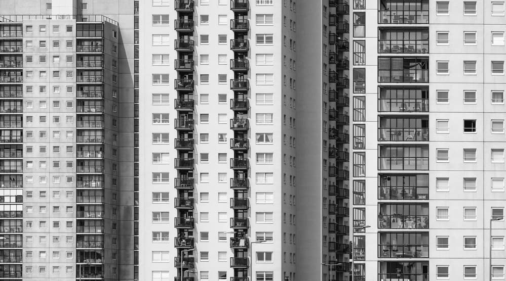Urban Building Geometry by Greetje van Son — canvas wall art
