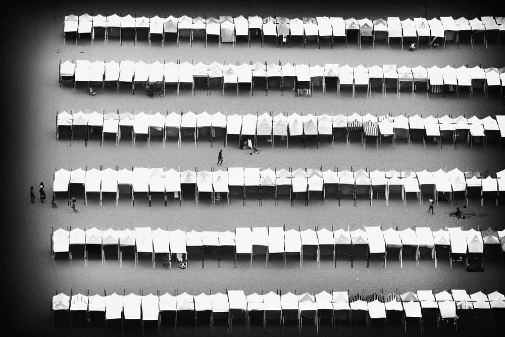 Overhead Tent Camp by Rui Correia — canvas wall art