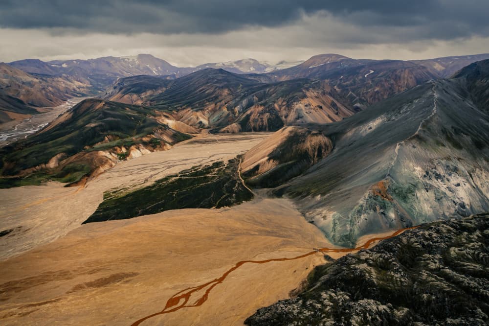 Dramatic Valley Rivers by Adrian Popan — canvas wall art
