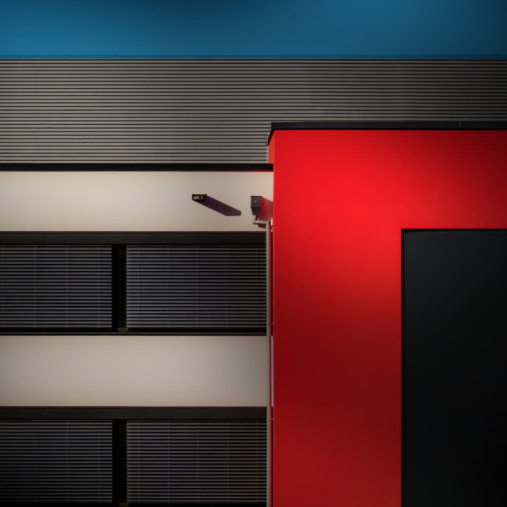 Modern Geometric Facade by Stephan Rückert — canvas wall art