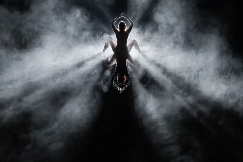 Ethereal Silhouette Reflection by Leszek Paradowski — canvas wall art