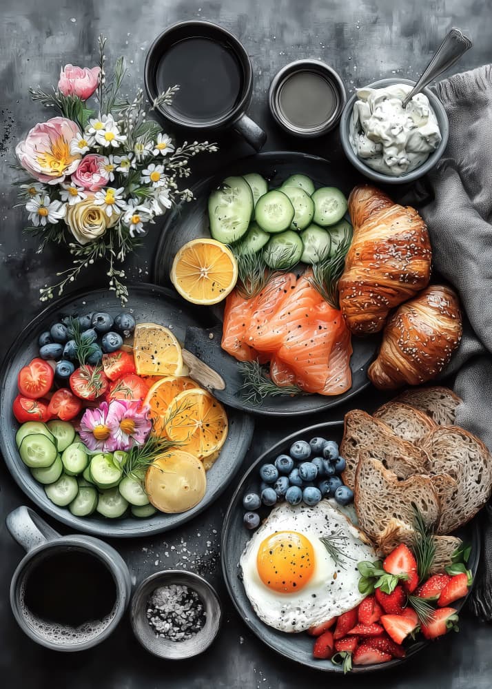 Breakfast Time (6) by Justyna Jaszke — canvas wall art