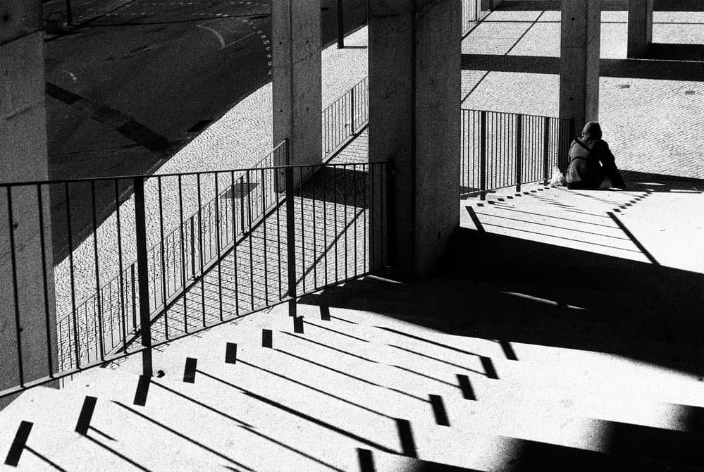 Urban Light Solitude by Paulo Abrantes — canvas wall art