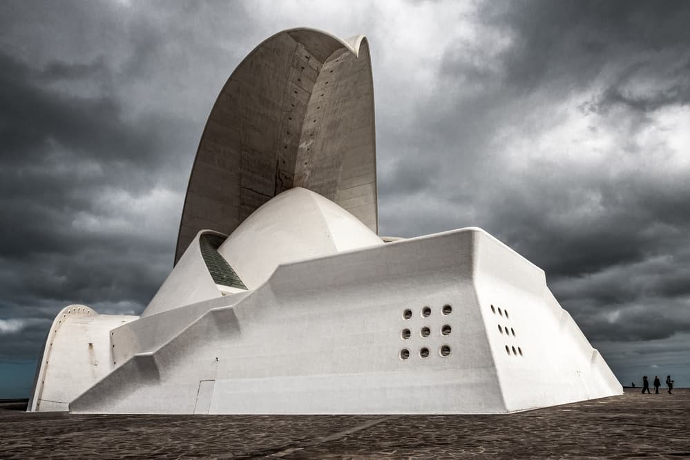 Dramatic Modern Architecture by Michelle Degryse — canvas wall art