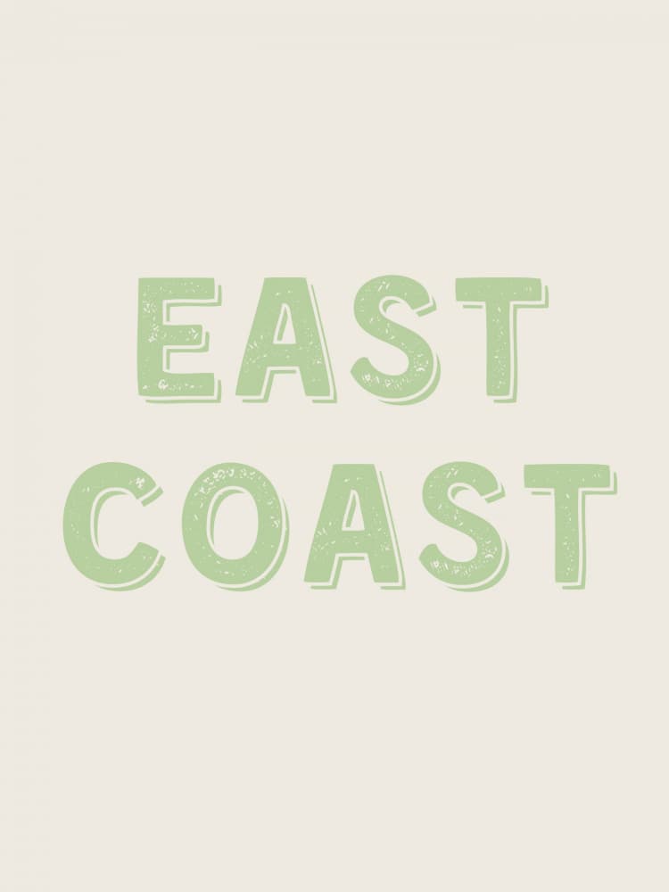 East Coast Vibes by Jolly and Dash — canvas wall art