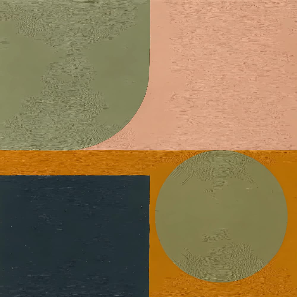 Geo Color Balance by THE MIUUS STUDIO — canvas wall art