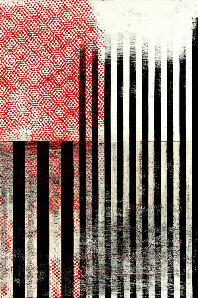 Geometric Stripes by Petr Strnad — canvas wall art