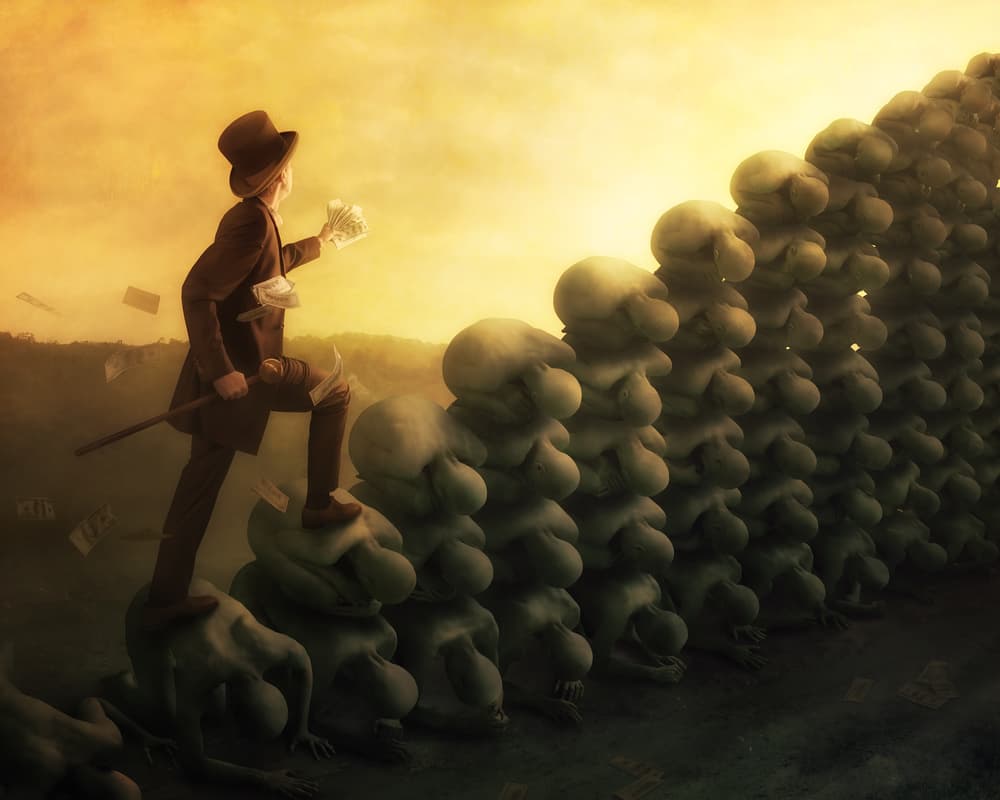 Golden Path Of Ambition by Christophe Kiciak — canvas wall art
