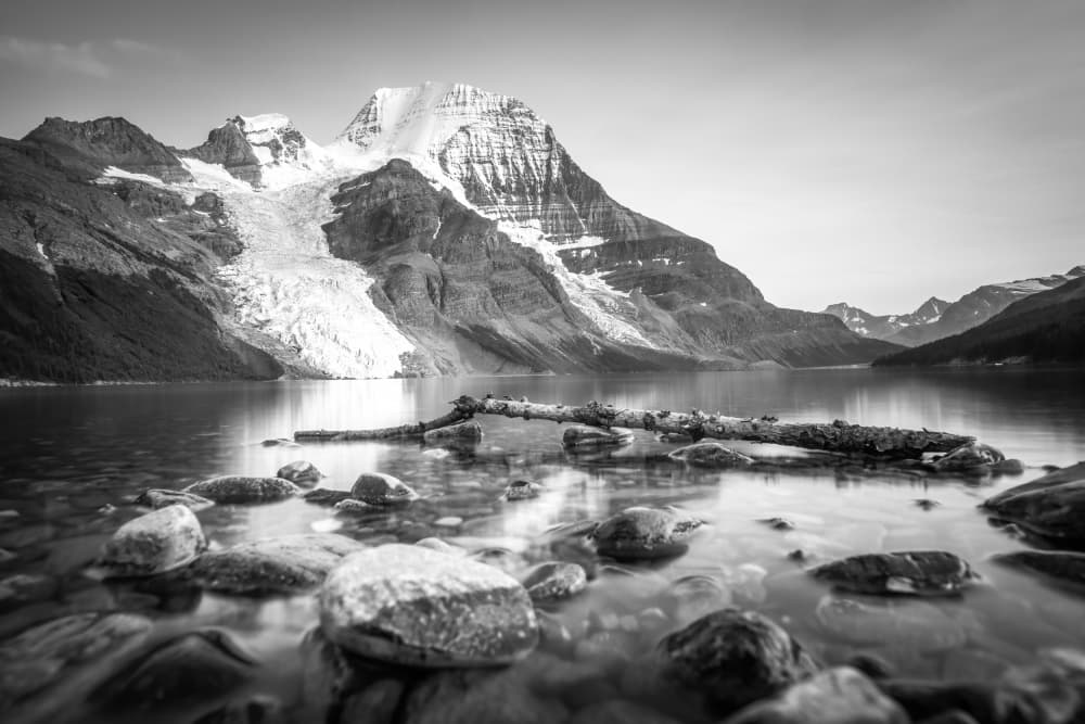 Majestic Mountain Lake Reflection by Christoph Schaarschmidt — canvas wall art